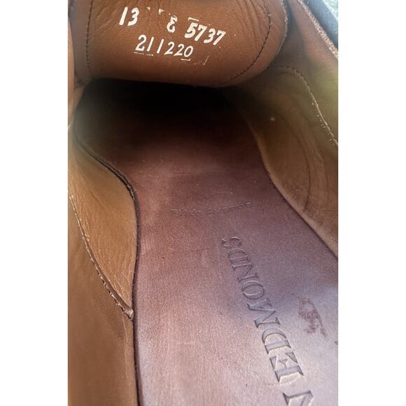 Allen Edmonds Strand Cap Toe Oxford Dress Leather Shoes Brown Men's Size 13 - Picture 8 of 14